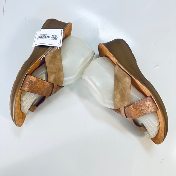 Women’s Harborsides Memory Foam Beige Wedge Sandals •Size 10M *NWO - Picture 4 of 10